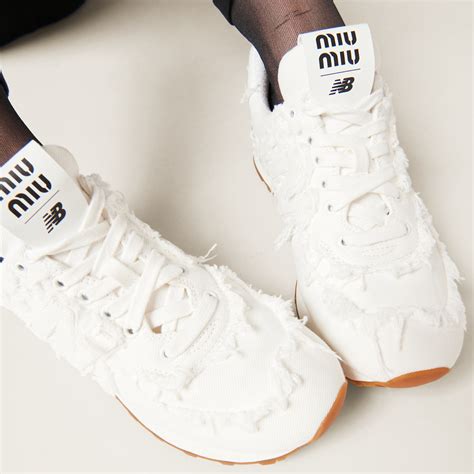 miu miu sneakers denim